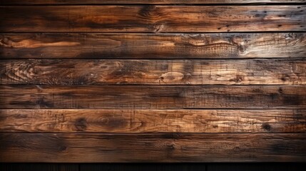 Obraz premium a dark brown wooden wall