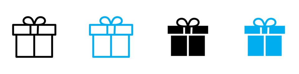 Present Gift Box Icon for Holiday Gifts, Celebrations, and Special Occasions Graphics