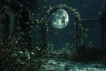 scary halloween background