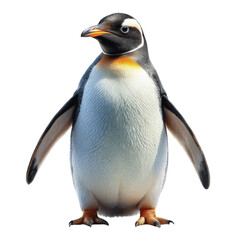 Its a penguin isolated on Transparent background.