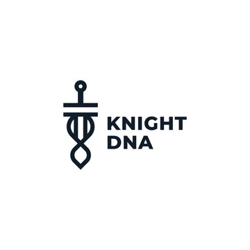 blade and DNA for sport and fitness logo