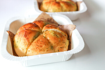 cheese bun, mozzarella cheese bun or bun with cheese stuffed or cream cheese garlic bread, Korean cream cheese garlic bread or Korean cream cheese garlic bun or cream cheese garlic bun