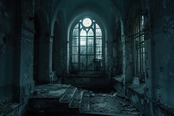 Obraz premium old abandoned church