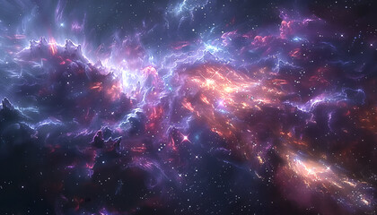 Obraz premium space background