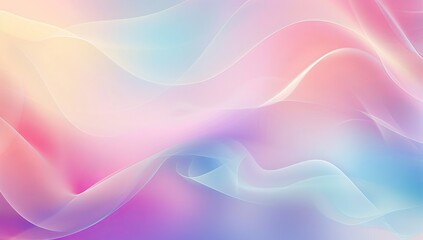 abstract background with waves gradient with blurred shapes and curves, soft color transitions in the style of various artists