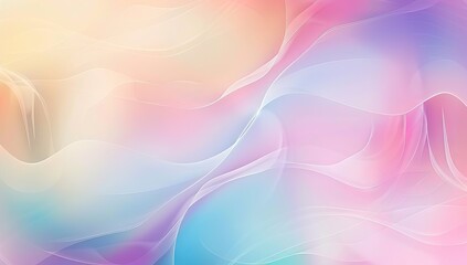 Obraz premium abstract colorful background with waves gradient with blurred shapes and curves, soft color transitions in the style of various artists