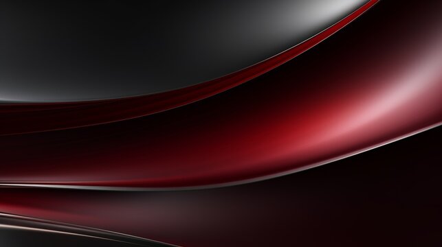 Elegant abstract background with smooth red and black curves creating a modern and sophisticated design aesthetic.