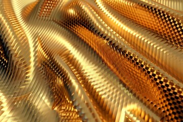Luxury Abstract Shiny Gold Gradient Texture with Metallic Pattern Background