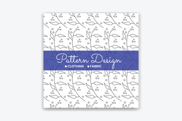 floral pattern design template