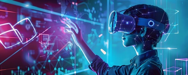 Futuristic Home School with Holographic Assemblies and Virtual Gatherings in a High Tech Community