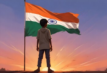 Illustration of India Independence Day