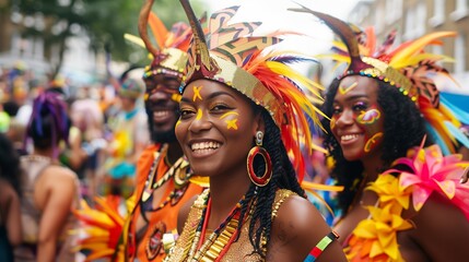 Notting Hill Carnival in London features vibrant costumes, lively music, street food, and diverse traditions.
