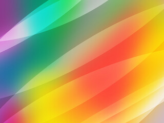 シンプルでおしゃれ グラデーションの曲線背景素材