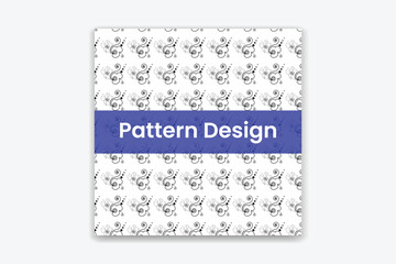 floral pattern design template