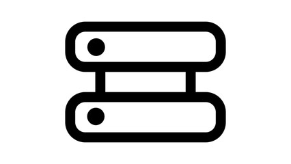 Server racks or database icon