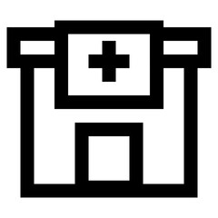 Obraz premium hospital icon