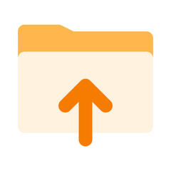 Upload Folder color icon 