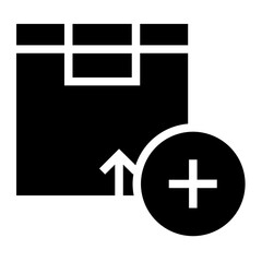 Obraz premium add package icon