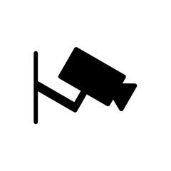 CCTV camera icon with simple and modern design 