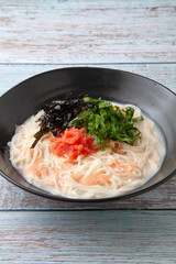 クリームたらこ素麺