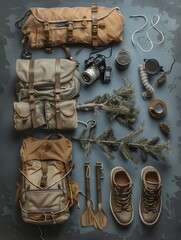 Rugged Outdoor Adventure Equipment for Wilderness Expeditions and Treks