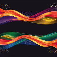 abstract rainbow background,Pride Concept ,Generated By Ai