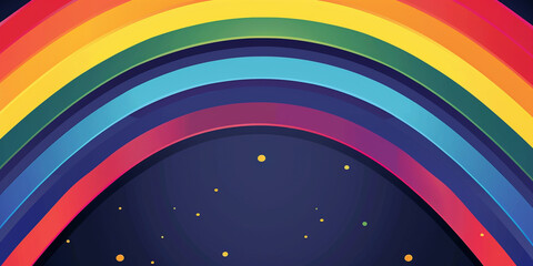 abstract background with rainbow,Generated By Ai