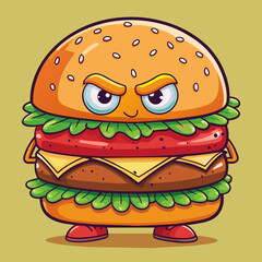 a disapproving zinger burger