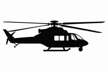 Helicopter Black Silhouette,helicopter, military, army, aircraft, air, rotor, chopper, transport, flying, transportation, fly, 