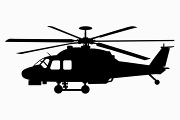 Helicopter Black Silhouette,helicopter, military, army, aircraft, air, rotor, chopper, transport, flying, transportation, fly, 