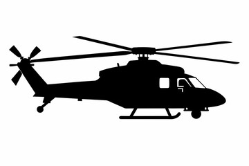 Helicopter Black Silhouette,helicopter, military, army, aircraft, air, rotor, chopper, transport, flying, transportation, fly, 