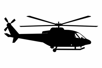 Helicopter Black Silhouette,helicopter, military, army, aircraft, air, rotor, chopper, transport, flying, transportation, fly, 