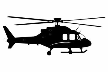 Helicopter Black Silhouette,helicopter, military, army, aircraft, air, rotor, chopper, transport, flying, transportation, fly, 