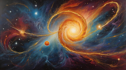 background with space