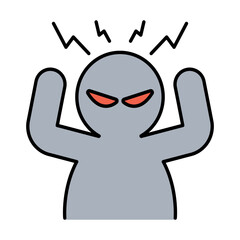 Angry icon