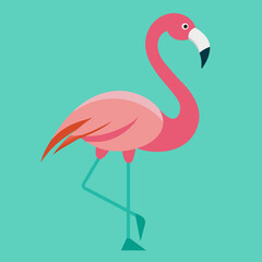 Flamingo vector art design in illustration eps 10