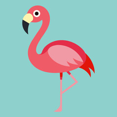 Flamingo vector art design in illustration eps 10