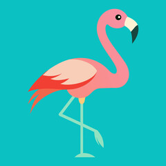Flamingo vector art design in illustration eps 10