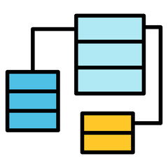 Data diagram icon