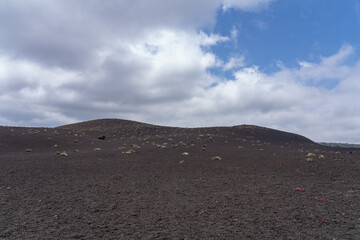 Pu'u Pua'i cinder cone that formed next to Kilauea Iki Crater from a 1959 eruption on Kilauea, Hawaii Volcanoes National Park