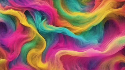 Flowing colored gauze-like texture background design.