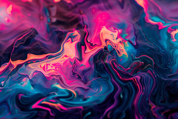 Psychedelic art featuring vibrant colors, abstract patterns, and surreal imagery, creating a mesmerizing and mind-bending visual experience