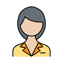 Business woman icon