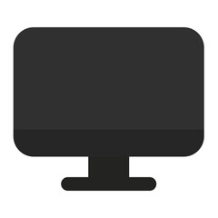 monitor icon for illustration and graphic design