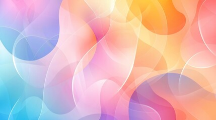 Obraz premium Stylish vector background with glassmorphism elements, including translucent shapes