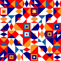 Patr&oacute;n de geometr&iacute;a para moda, impresi&oacute;n, p&oacute;ster o portada. Cartel geom&eacute;trico cuadrado de dise&ntilde;o.
