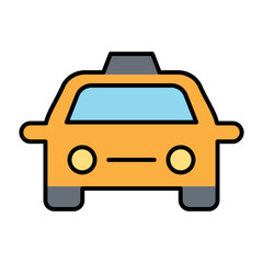 Obraz premium Taxi icon