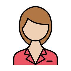 Flight attendant icon