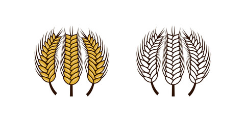 Wheat Cartoon Design Illustration vector eps format , suitable for your design needs, logo, illustration, animation, etc.
