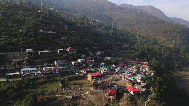 Mahasu Devta Temple located on the Tyuni-Mori road at Hanol